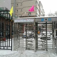 Gotta pass these gates to get there at Yuanqi Vegetarian - 缘启妙膳 in Urumqi