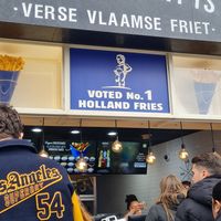 Outside 🍟 at Manneken Pis in Amsterdam