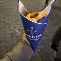   at Manneken Pis in Amsterdam