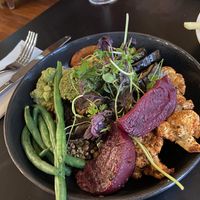 Vegan bowl  at Wanera Wine Bar in Angaston