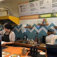 counter  at Oaza Joyful Kitchen in Zagreb