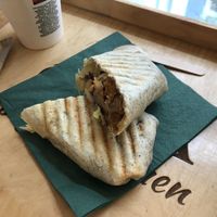 seitan wrap  at Oaza Joyful Kitchen in Zagreb