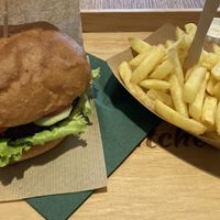 Burger combo  at Oaza Joyful Kitchen in Zagreb