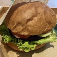 Lava Burger  at Oaza Joyful Kitchen in Zagreb