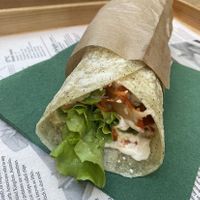 Falafel wrap   at Oaza Joyful Kitchen in Zagreb