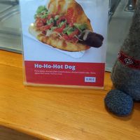 winter hot dog 8,90€ at Oaza Joyful Kitchen in Zagreb