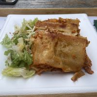Dish of the day: Lasagna  at Oaza Joyful Kitchen in Zagreb