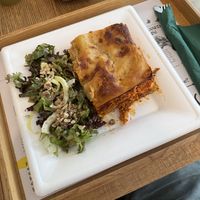 Vegan lasagna (daily special)  at Oaza Joyful Kitchen in Zagreb