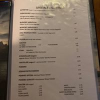 New menu p1  at Blondies in Bochum