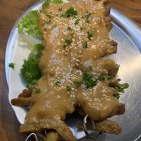 Satéspieße 🤯  at Blondies in Bochum