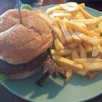 Beyond Meat Burger and fries. at Blondies in Bochum