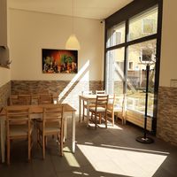 Seating at Vegitat in Zurich