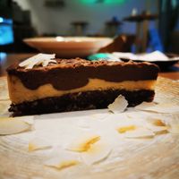 Kinder raw cake at Eat Healthy in Belgrade