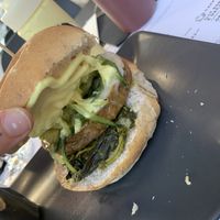 Amazing vegan cheese at Buns in Alghero