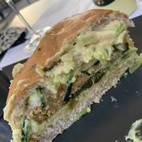 Here the vegan burger but I had added extras that were listed in the other burgers. The staff are happy to adapt and accommodate your wants! at Buns in Alghero