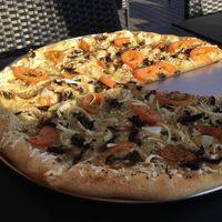 Pizza at Daddi's Pizza in Myvatn