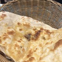 Garlic naan without butter  at Namaste in Dahab