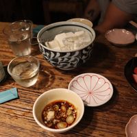 Cold tofu  at Renkon-Ya in Kyoto