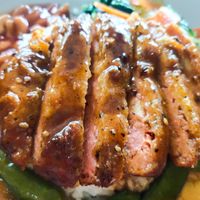 black pepper pork chop at Guang Zhu Lin 广竹林健康素 - Kaki Bukit in East Singapore