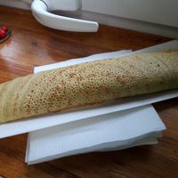 Vegan pancake. It was huge! at KIND in Sofia