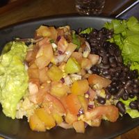 Mexican style bowl with extra tofu  #Veganuary at Two Little Birds in Luang Prabang