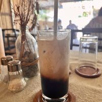 Coffee with coconut milk   at Two Little Birds in Luang Prabang