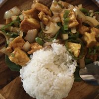 Pad King Tofu  at Two Little Birds in Luang Prabang