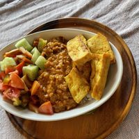 Satay tofu  at Two Little Birds in Luang Prabang