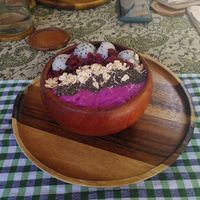 Small and only a thin layer of toppings. at Two Little Birds in Luang Prabang