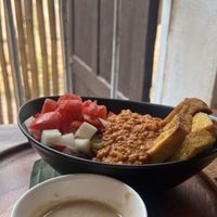 Tamarind tofu bowl  at Two Little Birds in Luang Prabang