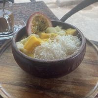 Tropical smoothie bowl   at Two Little Birds in Luang Prabang
