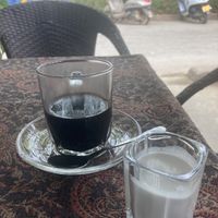 Lao coffee with coconut milkk  at Two Little Birds in Luang Prabang
