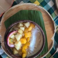 Tropical smoothie bowl at Two Little Birds in Luang Prabang