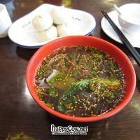Yummy soup at TiānLóng Bǎo Yán in Xian