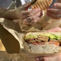 Tempeh sandwiches  at Whole Foods Market in Miami Beach