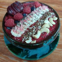 Pink Love Smoothie Bowl 😋 (highly recommended) at Oas in Vaxjo