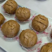 Walnut bao's at Daxingshan Temple Vegetarian in Xian