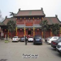 This is where the restaurant is located - you'll see it on the right when you enter the temple complex. at Daxingshan Temple Vegetarian in Xian