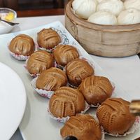 Walnut bun - simply amazing!!!!!!!! at Daxingshan Temple Vegetarian in Xian