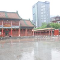 The restaurant within the temple complex. at Daxingshan Temple Vegetarian in Xian