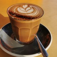 Vegan mocha - best mocha I've had in my life! The soy milk they use is really good and made the coffee smooth, thick and creamy. I'll definitely be back at Clodeli in Randwick