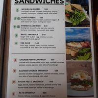 Menu at Annamaya in Lalitpur