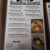 Menu at Annamaya in Lalitpur