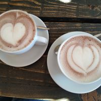 Kakao mit Hafermilch at Der Kaffeekocher & Meer in Sankt Peter-ording