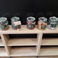 Selection of vegan cookies at El Desig Pastissers  in Canet De Mar