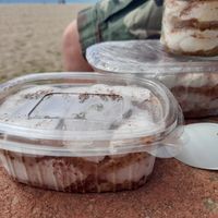 Vegan tiramisu at El Desig Pastissers  in Canet De Mar