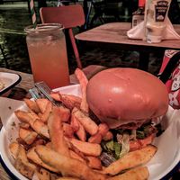 Vegan burger! (And Spritz) at Honest Burgers - Soho in London