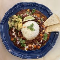 Chile sin carne at Mela Canela in Sintra