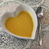 Vegetable soup   at Mela Canela in Sintra