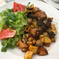 Dish of the day (Tofu “Alentejo” style)  at Mela Canela in Sintra